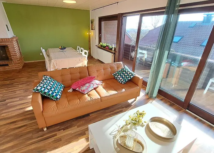 Appartement In Hanglage Mit Garten Und Balkon Tecklenburg